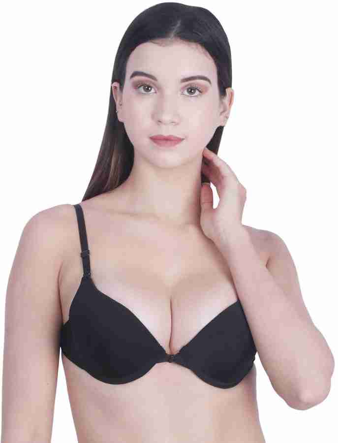 Pankywear Women's Front Open Push-up Padded Bra Pack of 1 Women