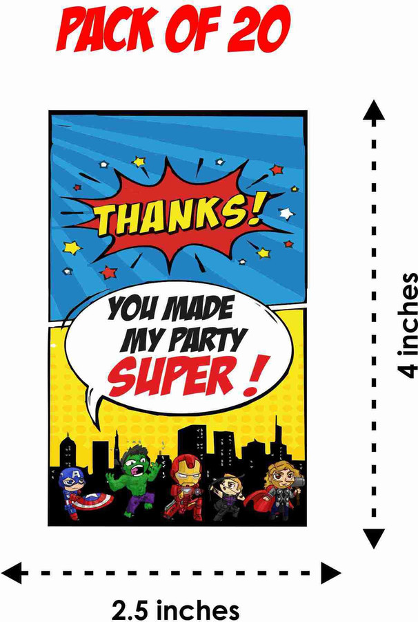 balloonistics-avengers-super-hero-theme-thank-you-tags-thank-u-cards-for-return-gifts-20-nos-cards-and-glue-dots-greeting-card-price-in-india-buy-balloonistics-avengers-super-hero-theme for Free Printable Avengers Thank You Cards Balloonistics Avengers Super Hero Theme Thank You Tags Thank u Cards for Return Gifts (20 Nos Cards and Glue Dots)… Greeting Card Price in India - Buy Balloonistics Avengers Super Hero Theme for Free Printable Avengers Thank You Cards