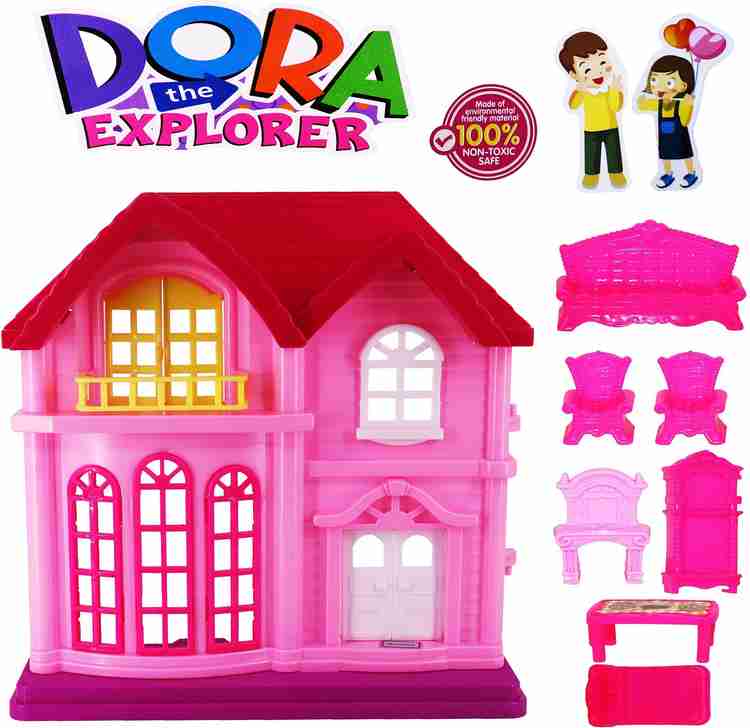 Aapaga Doll House Toy Set With Furniture For Girls Dolls Home
