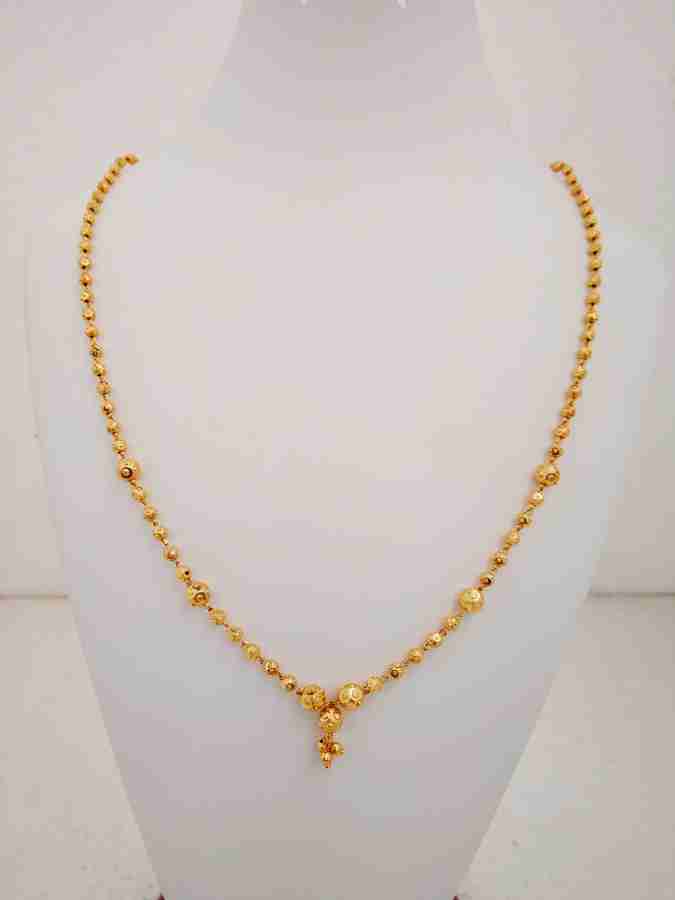 Simple chain deals gold necklace