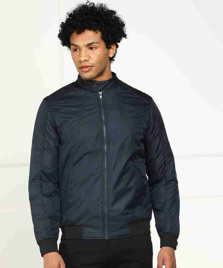 Peter england black jacket best sale