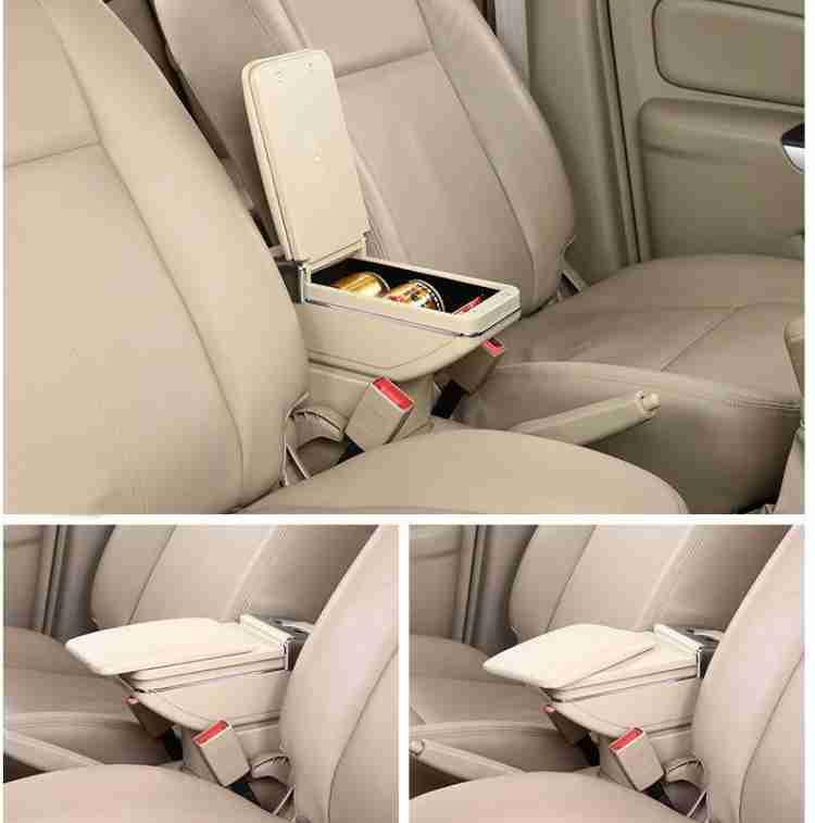 PRTEK Universal Car Armrest Center Console Pad,PU Leather Car Armrest Seat Box  Cover Protector Protects from Dirt,Damage,Pet Scratches,Old Damaged Consoles  (Beige) Car Armrest Price in India - Buy PRTEK Universal Car Armrest