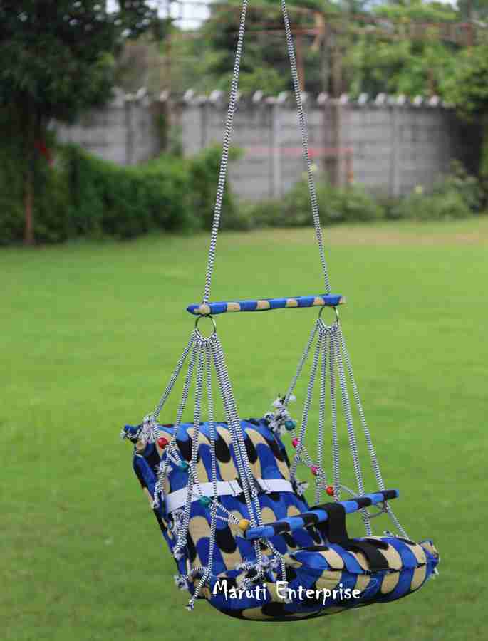 Maruti Enterprise Cotton Swing for Kids Chair Jhula for 1 3 Years