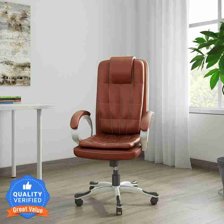 VJ Interior Leatherette Office Arm Chair Price in India Buy VJ Interior Leatherette Office Arm Chair online at Flipkart