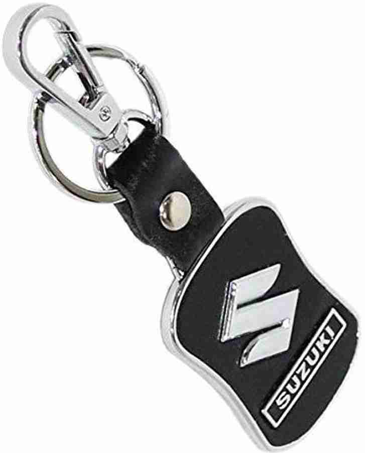 Maruti suzuki car logo luxury leather keychain clearance