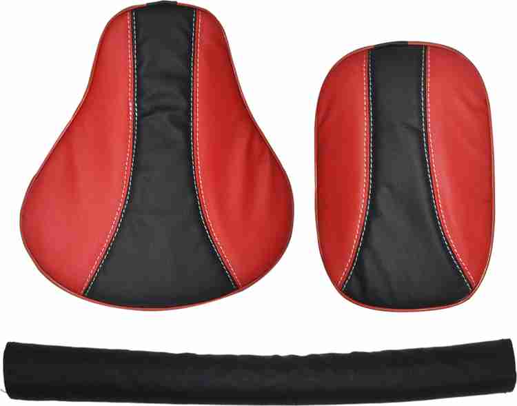 Solid red seat shop covers