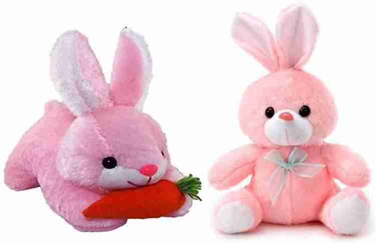 Pink rabbit hot sale teddy bear