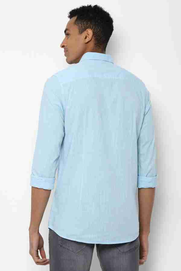 Allen Solly Men Solid Casual White Shirt - Buy Allen Solly Men Solid Casual  White Shirt Online at Best Prices in India