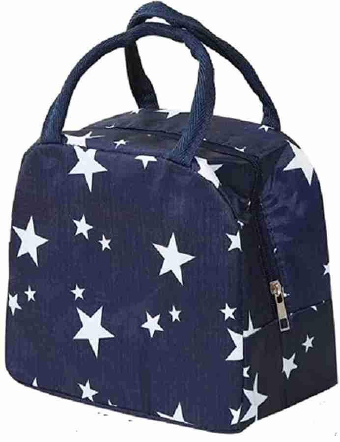 Flipkart HANDCUFFS Lunch Box Bag Tiffin Storage Carry Bag Food Snacks Tote Bag For Office School Picnic Work College Navy Waterproof Lunch Bag Lunch Bag