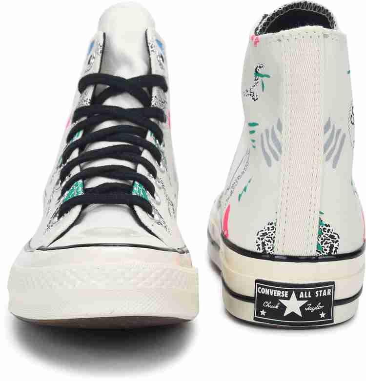 Multicolor converse high tops clearance