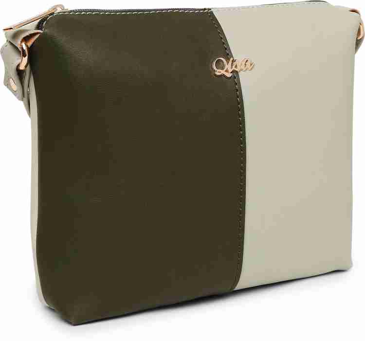 Qisa By Lavie Green Sling Bag QGGE007274M2 MINT Price in India Flipkart