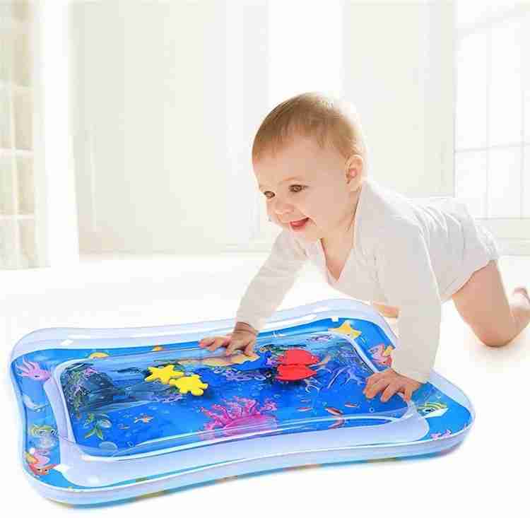 Yeeeasy Tummy Time Water Mat 丨Water Play Mat for Babies Inflatable Tummy  Time Water Play Mat for Infants and Toddlers 3 to 12 Months Promote  Development Toys Cute Baby