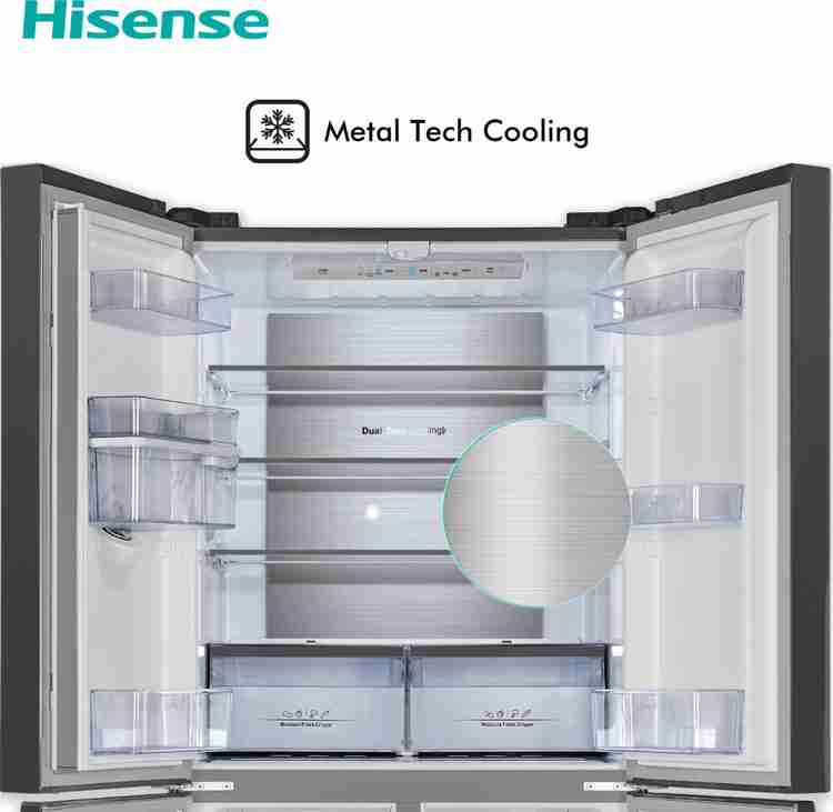 Hisense 507 L Frost Free French Door Bottom Mount Inverter