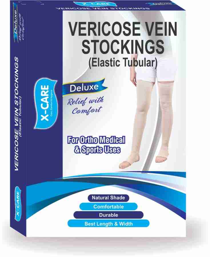 Xcare Vericose Vein Stockings, Elastic Tubular For Ortho Medical and Sports  Uses Knee Support - Buy Xcare Vericose Vein Stockings, Elastic Tubular For  Ortho Medical and Sports Uses Knee Support Online at