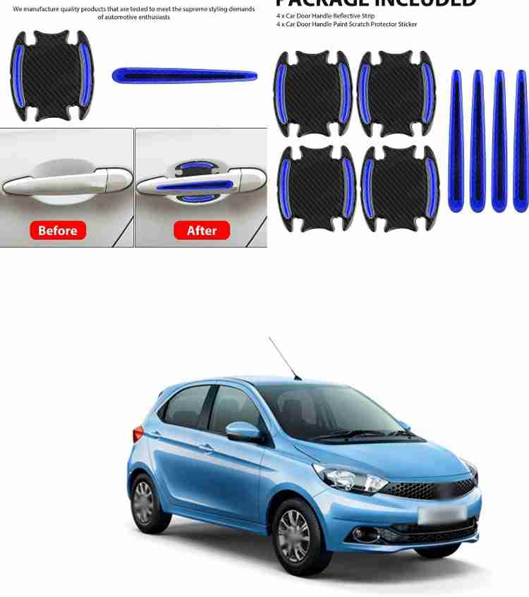 Carbon fiber car deals door handle protector