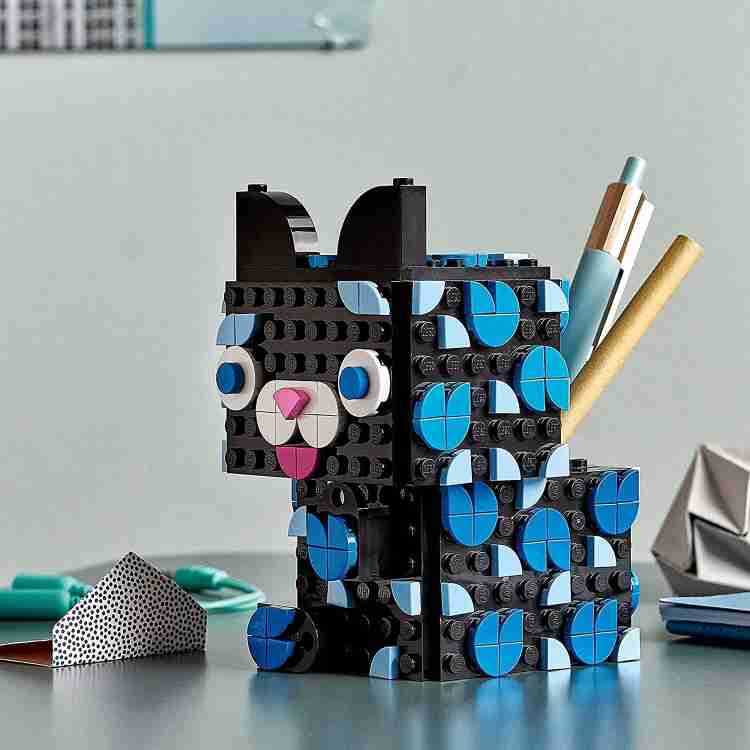 Mr. Fobu LEGO 41924 DOTS Secret Holder Cat Box Room Accessories Desk Decor Ideas DIY Arts and Crafts for Kids LEGO 41924 DOTS Secret Holder Cat Box Room Accessories