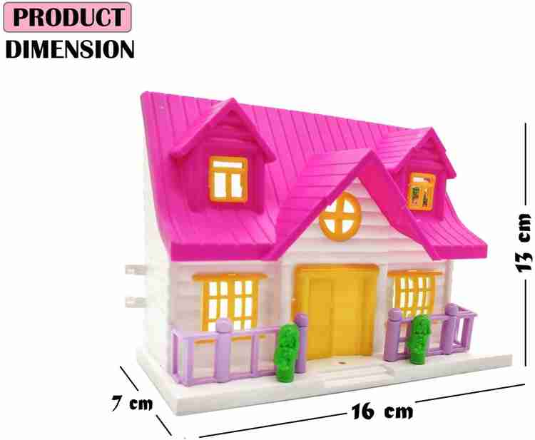 TOY MART Small Doll House Set for Girls Kids with Complete