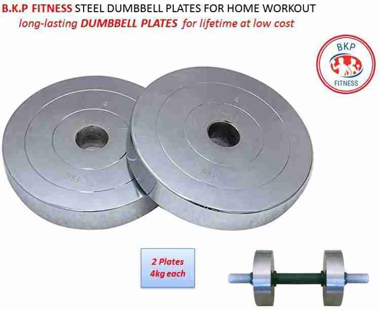 Bkp Fit 4kg x 2 adjustable Silver Weight Plate Buy Bkp Fit 4kg x 2 adjustable Silver Weight Plate Online at Best Prices in India Sports Fitness Flipkart
