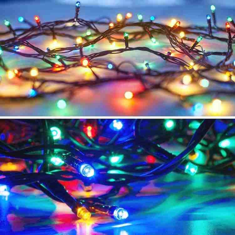 AWICLA 30 LEDs 7.98 m Multicolor Steady Ball Rice Lights Price in