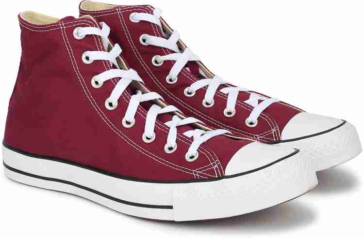Converse high sales tops maroon