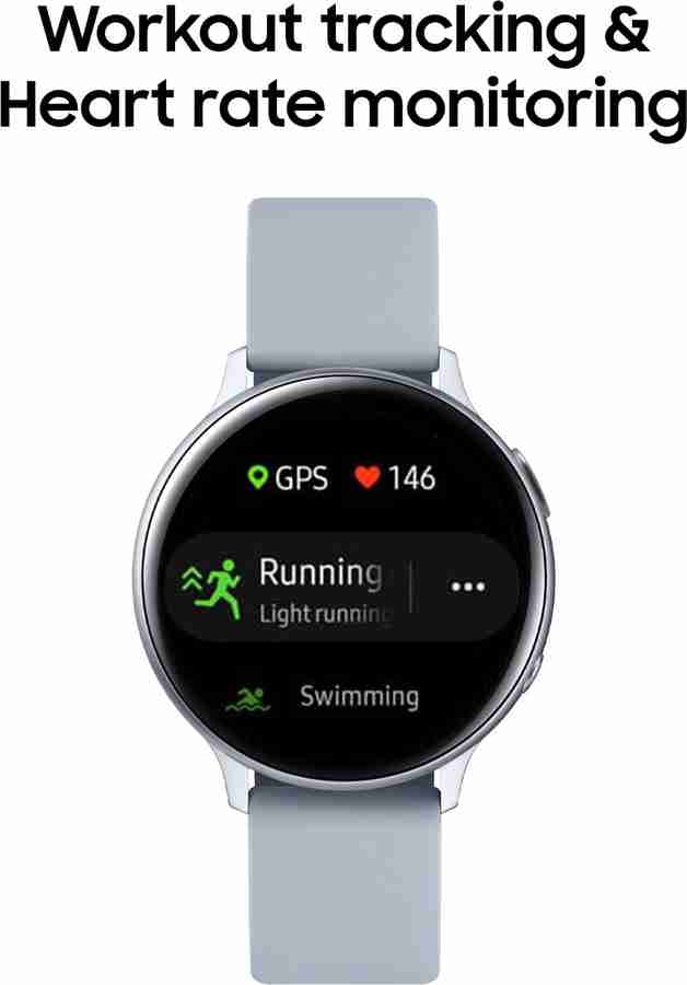 SAMSUNG Galaxy Watch Active 2 Aluminium AMOLED Display with Upto 5