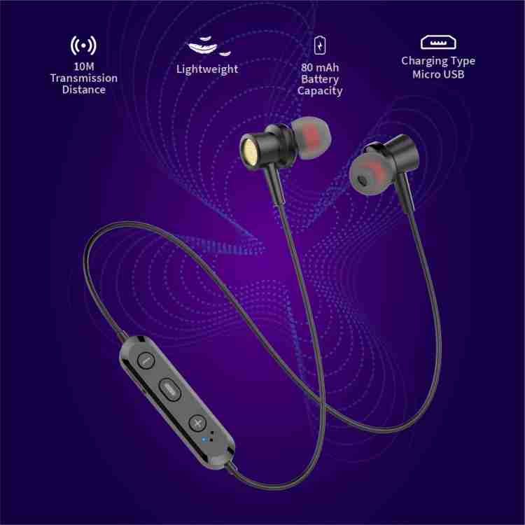 U i Virus Series Bluetooth Earphone 6 Hours Battery Back Up