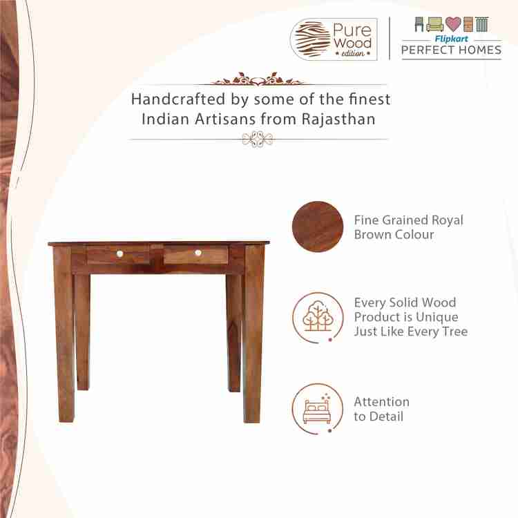 Wooden on sale table flipkart
