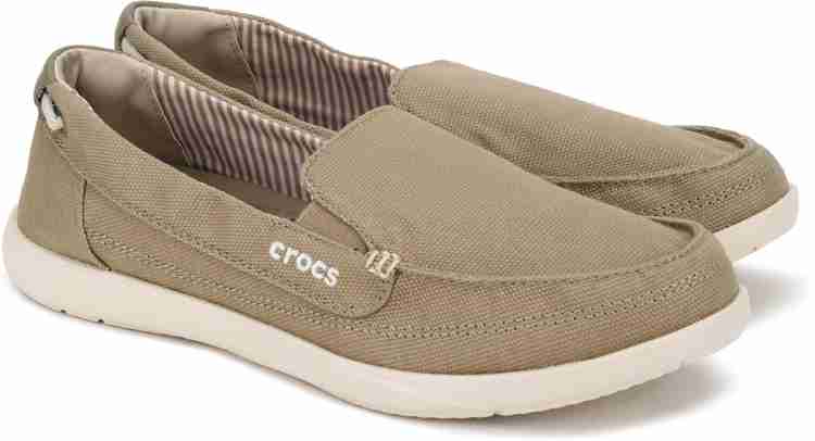 Walu canvas loafer top