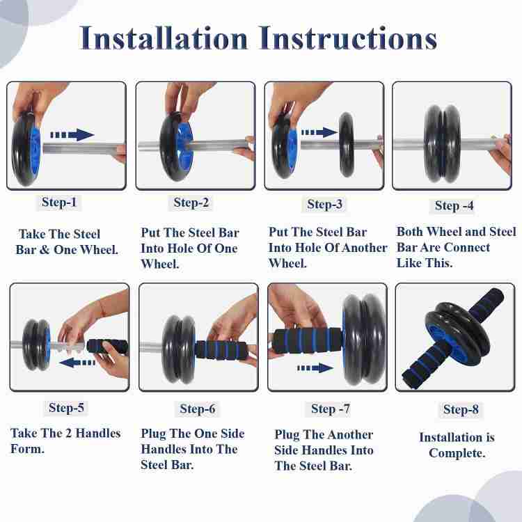 Adrenex by Flipkart 2 Wheel Abs Roller with Sweat Absorb Handles