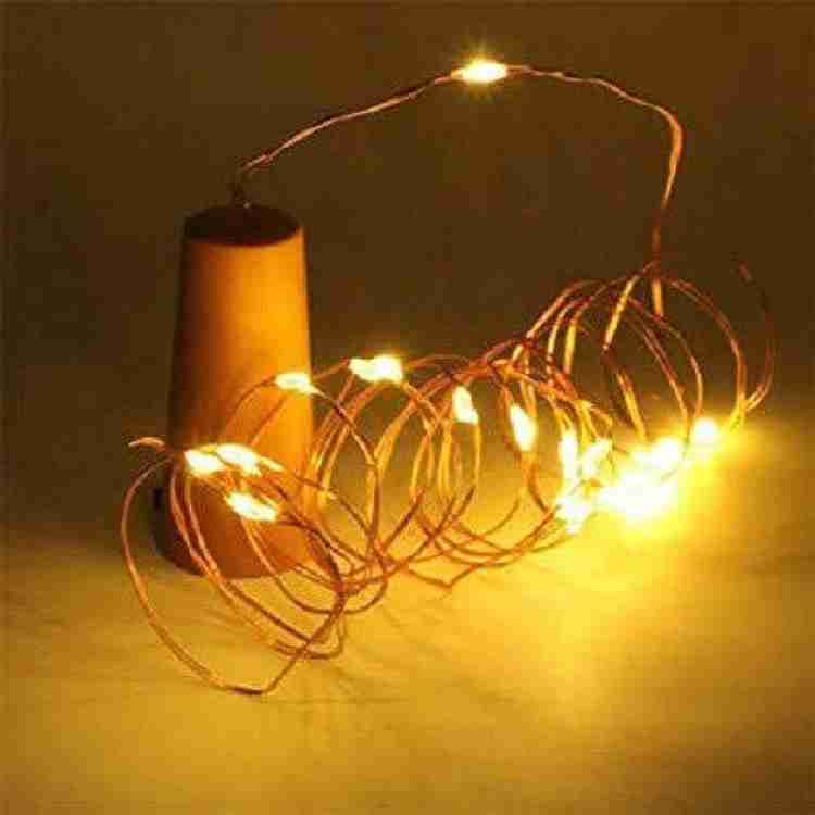 OUI MAMA 20 LED Wine Bottle Cork Lights Copper Wire String Lights