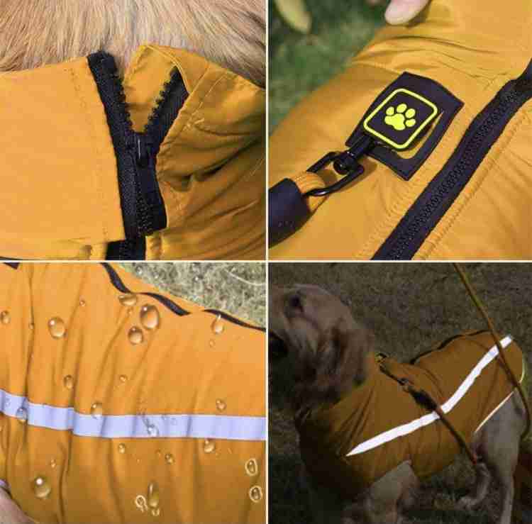 Winter jacket with yellow strap hotsell