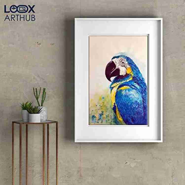 Loox Art Handmade Water Color Bird Painting for Wall, Living Room, Bedroom,  Office, Home Decoration Watercolor 21.5 inch x 14.5 inch Painting Price in  India - Buy Loox Art Handmade Water Color