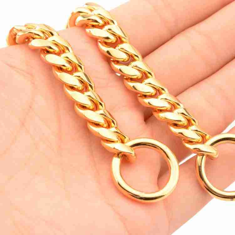 Dog brass hot sale chain