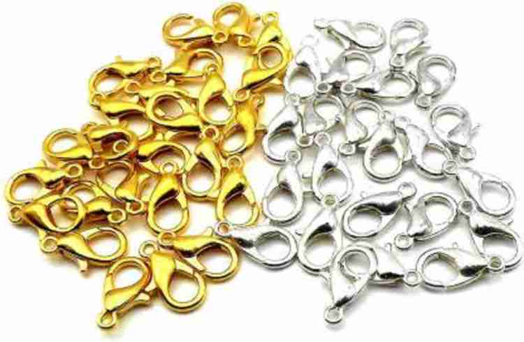 Udhayam Metal Lobster Clasp Combo Golden Silver Colour for