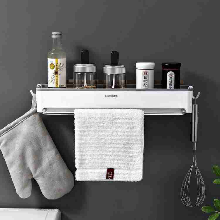 TIPAKKA strong and durable fancy towel rack and bathroom holder with sticky wall mount white Towel Holder Price in India Buy TIPAKKA strong and durable fancy towel rack and bathroom holder