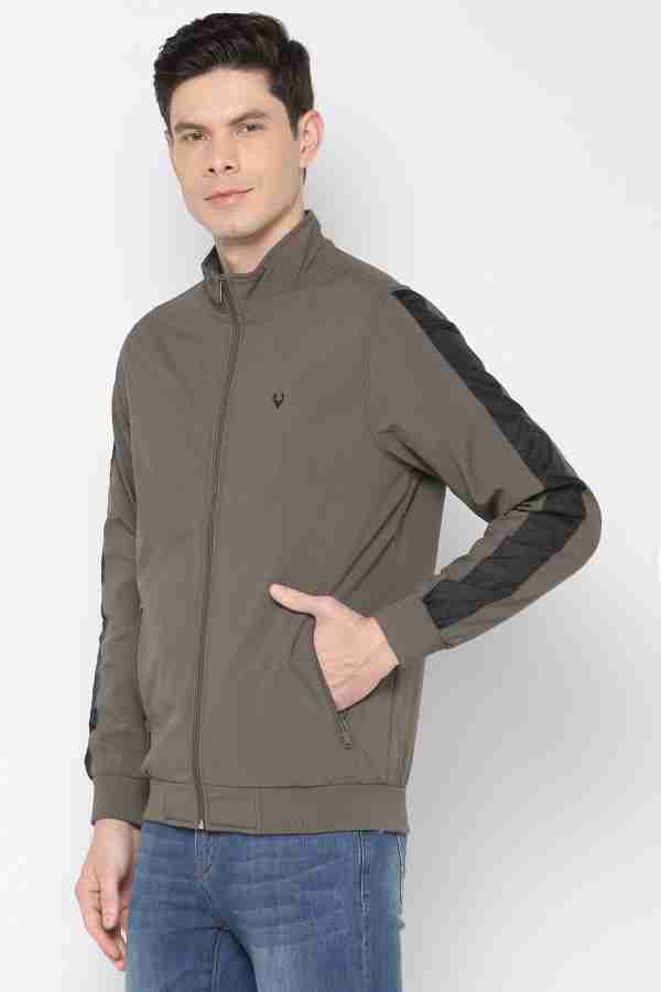 Allen Solly Full Sleeve Solid Men Jacket - Buy Allen Solly Full