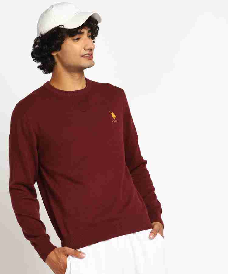 Maroon hotsell polo sweater