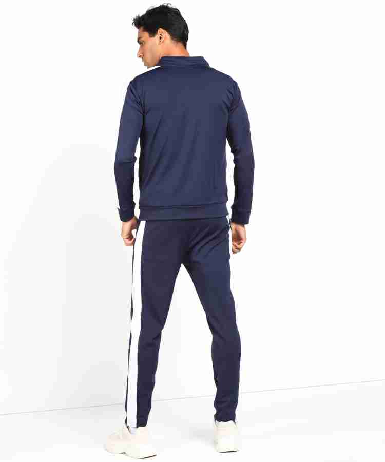 Seven By MS Dhoni Solid Men Track Suit