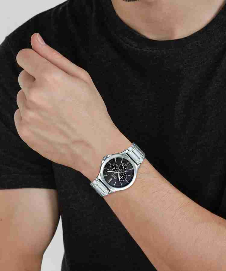 Casio a1173 enticer men's watch discount