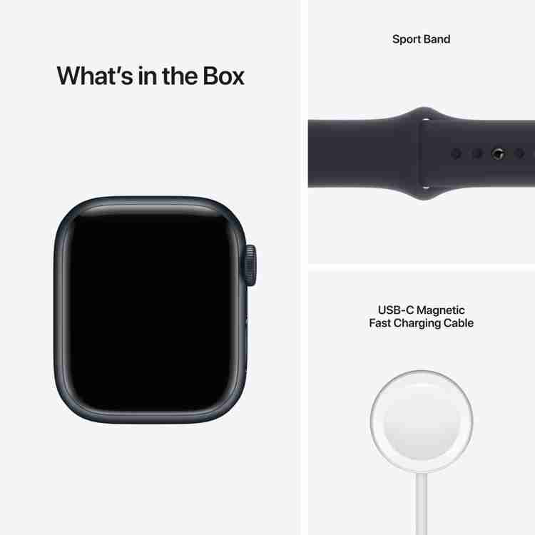 Apple Watch Series7 (GPS, 41mm) - Midnight Aluminium Case with 