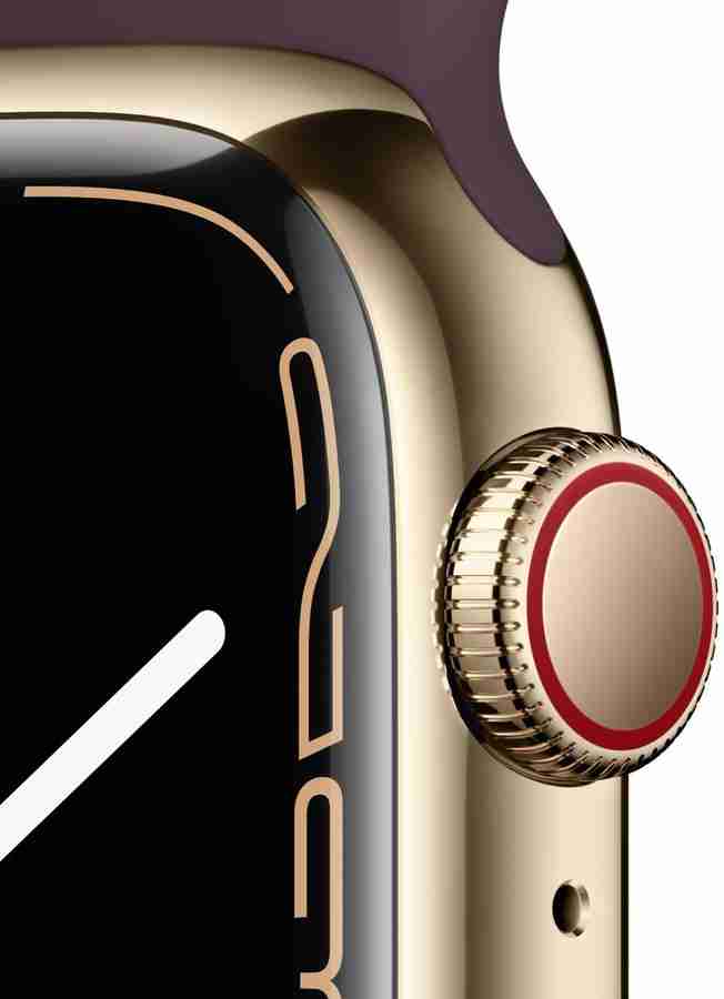 Apple Watch Series7 (GPS+Cellular, 41mm) Gold Stainless Steel Case 