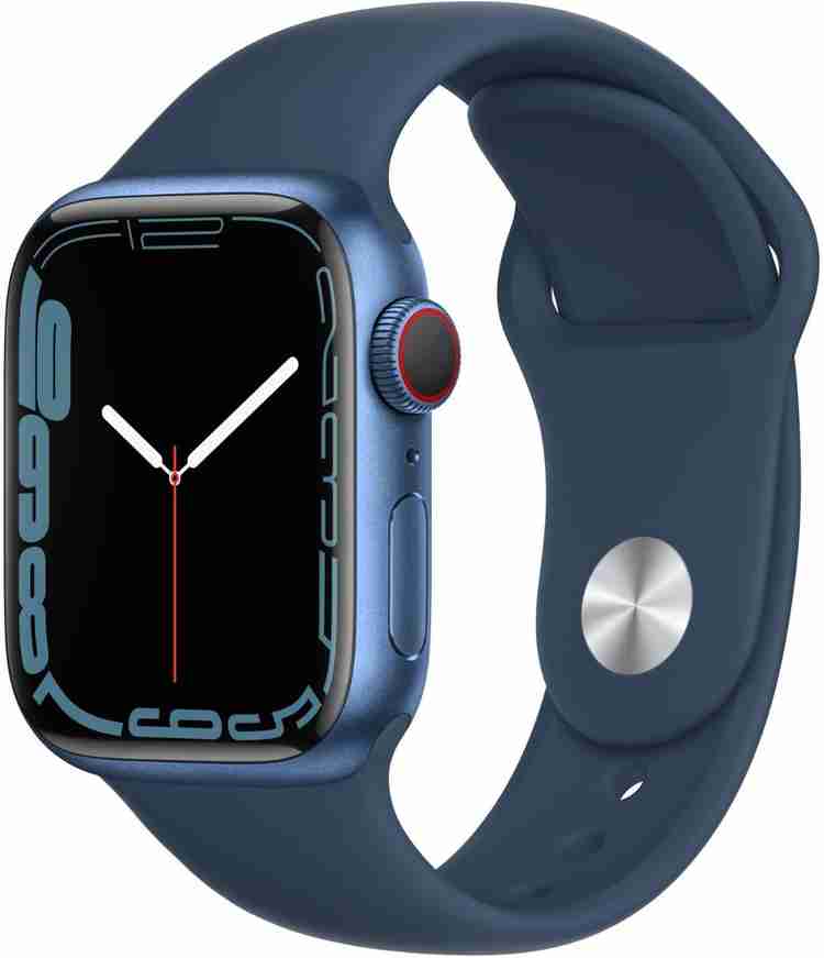 Apple Watch Series7, 41mm(GPS + Cellular)Blue Aluminium Case-Abyss  