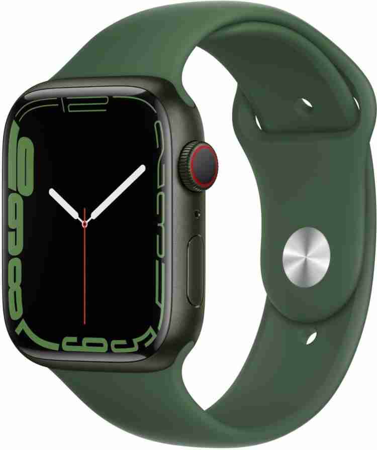 Apple Watch Series7 (GPS+Cellular-45mm)Green Aluminium Case-Clover Sport  Band