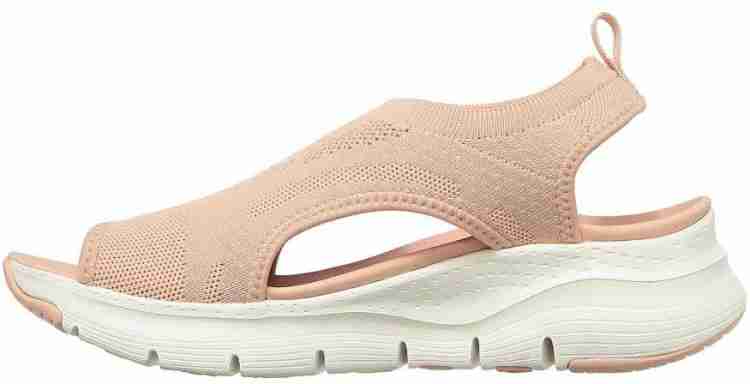 Skechers Women Pink Wedges Buy Skechers Women Pink Wedges Online