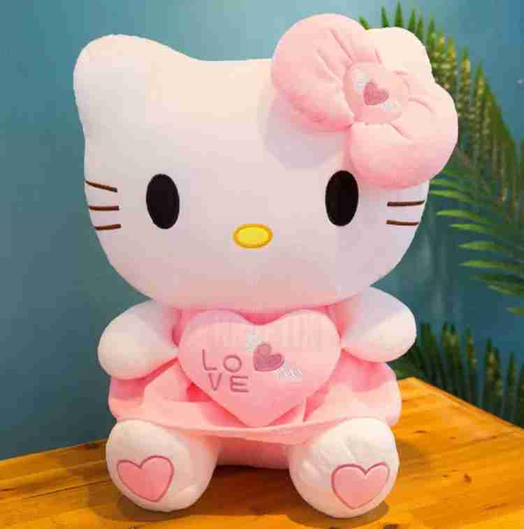 Buy TEDDY DADDY Toys- Heart Hello Kitty Stuffed Soft Toy (25 cm - 1 Single  Piece) Online at Low Prices in India 