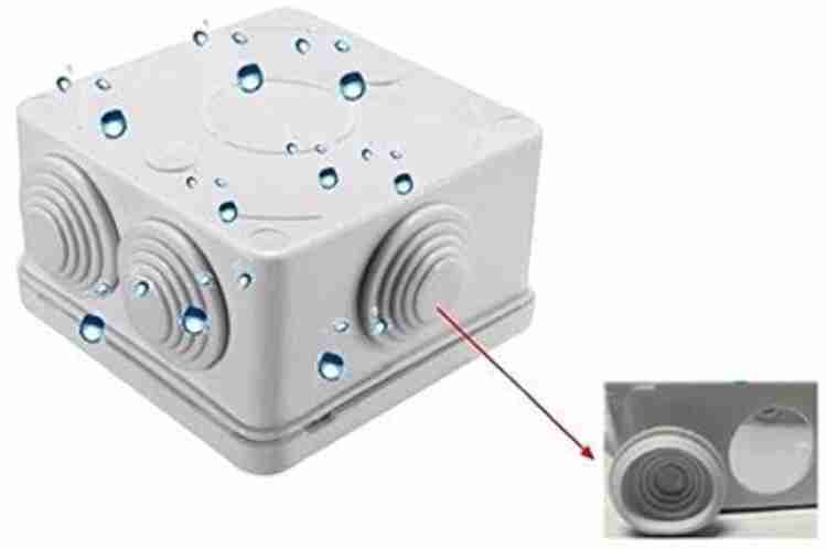 CAMERA MAN Waterproof PVC Square Junction Box for CCTV Cameras