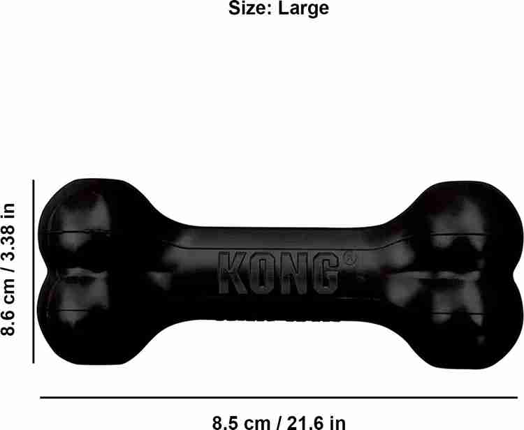 Goofy Tails Kong Extreme Goodie Bone Chew Toys for Dogs Black Large Rubber Chew Toy Treat Dispensing Toy For Dog Price in India Buy Goofy Tails Kong Extreme Goodie Bone Chew