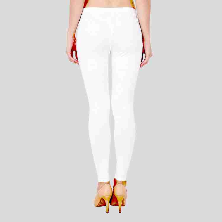 Buy Adorna Ankle Length Western Wear Legging ( White ) Online at Best  Prices in India - JioMart.