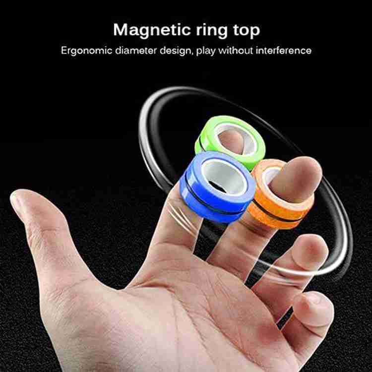 Magnetic thumb shop ring