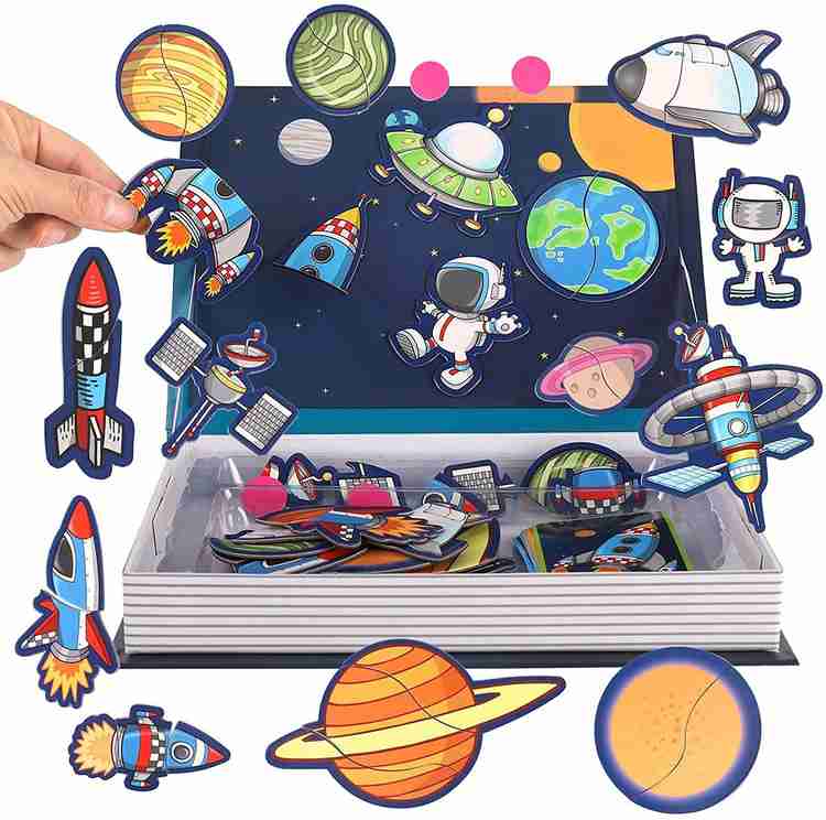 Magnetic shop space toys